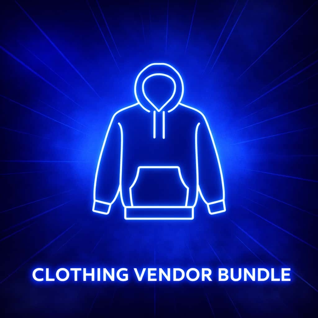 CLOTHING VENDOR BUNDLE